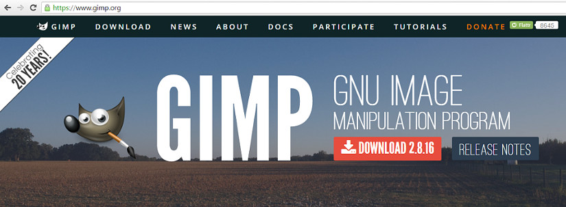 แนะนำโปรแกรมตกแต่งรูปภาพที่นิยม หรือโปรแกรม ฟรี ที่ใช้ในการตกแต่งรูปภาพ GIMP - download GIMP click here