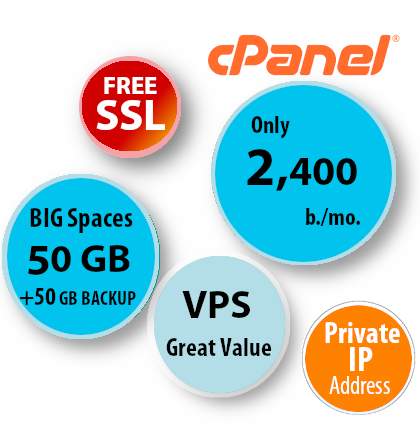 vps serrver thailand - Cpanel Whm and free SSL, price is only 2400 b./mo. - best customer service by ecomsiam